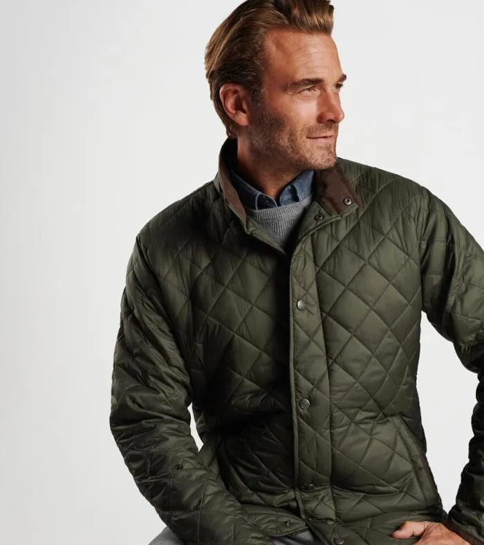 Peter Millar Jackets 038 Coats Men Suffolk Quilted Travel Coat