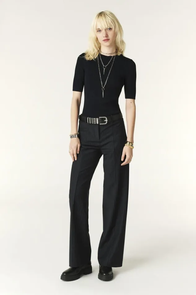 PistachioStraightLeg Pants Clothing Baandsh Pants and Jeans