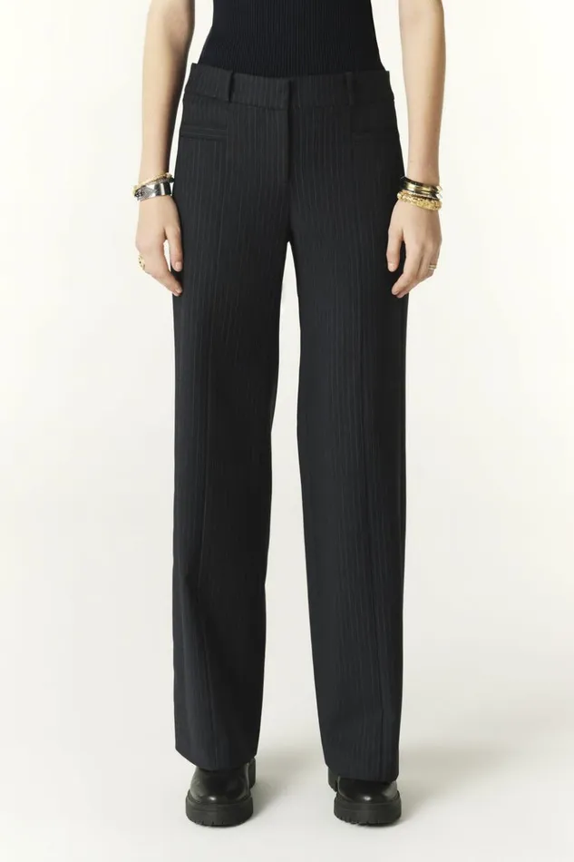 PistachioStraightLeg Pants Clothing Baandsh Pants and Jeans