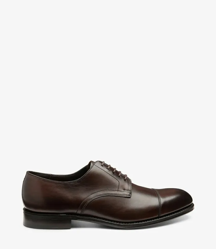 Plain Ties Loake Men Petergate Scorched Walnut
