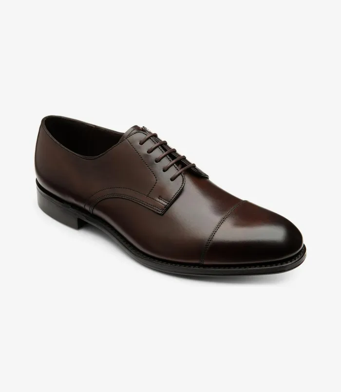 Plain Ties Loake Men Petergate Scorched Walnut