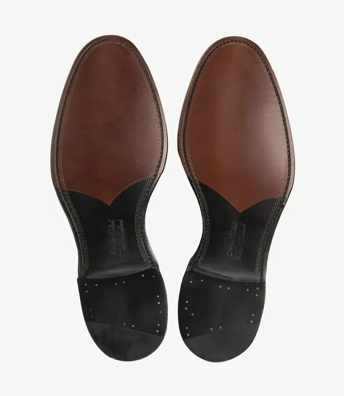 Plain Ties Loake Men Petergate Scorched Walnut