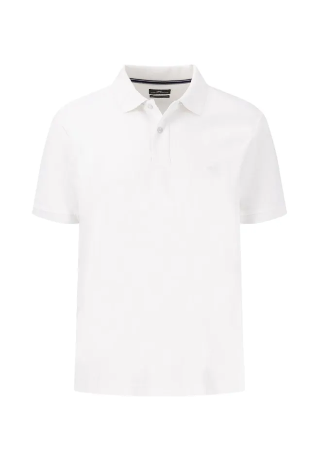 Polo Shirt Men FYNCHHATTON Polo Shirt Made Of Cotton With A Subtle Logodail Navywhiteasphaltblack