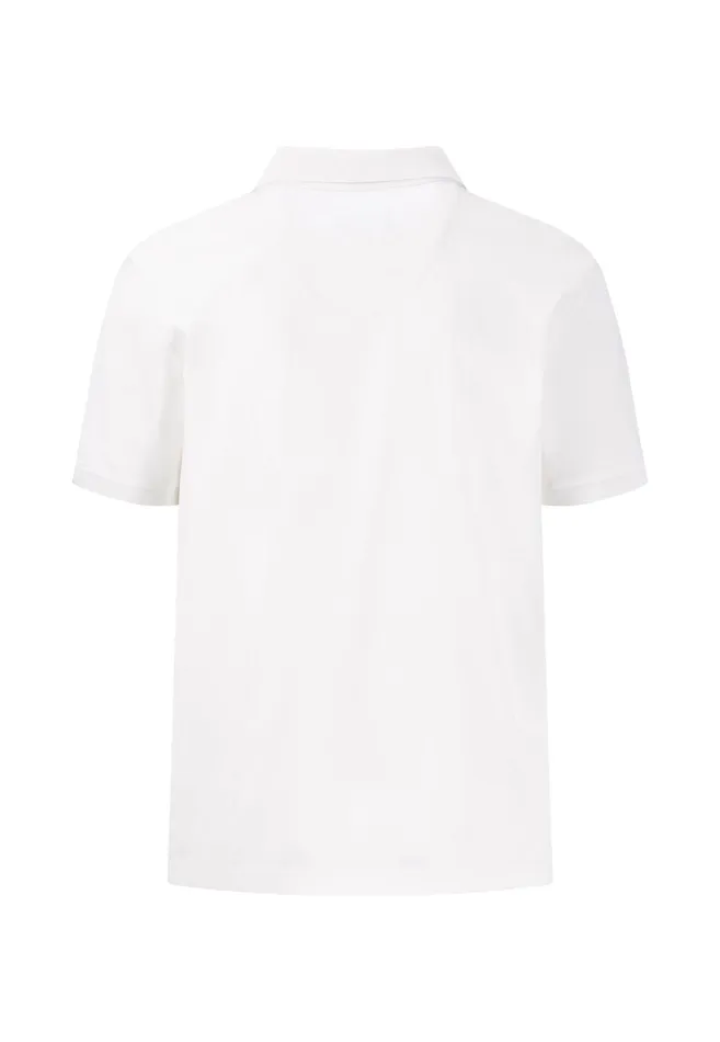 Polo Shirt Men FYNCHHATTON Polo Shirt Made Of Cotton With A Subtle Logodail Navywhiteasphaltblack