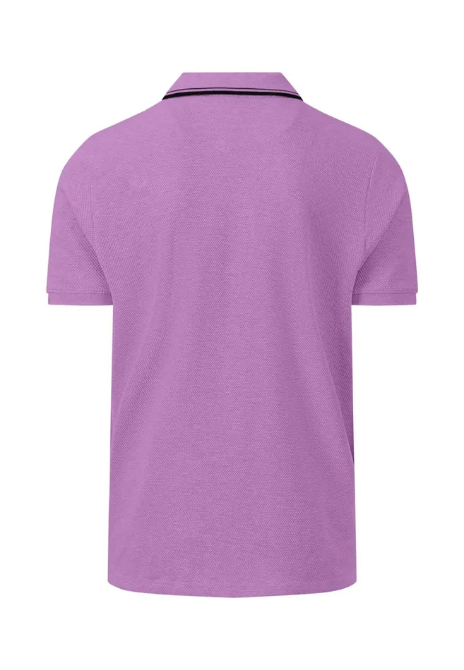 Polo Shirt Men FYNCHHATTON Polo Shirt Made Of Pure Cotton With Strip Collar Summer Breezenavydusty Olivedusty Lavender
