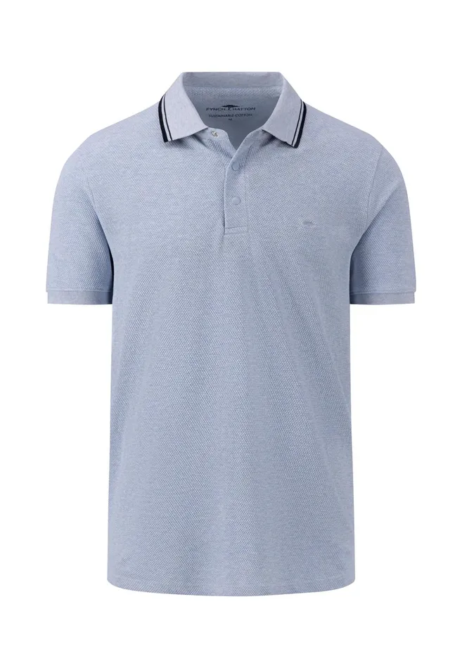 Polo Shirt Men FYNCHHATTON Polo Shirt Made Of Pure Cotton With Strip Collar Summer Breezenavydusty Olivedusty Lavender
