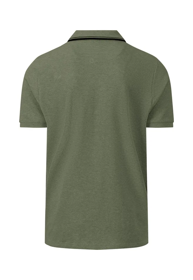 Polo Shirt Men FYNCHHATTON Polo Shirt Made Of Pure Cotton With Strip Collar Summer Breezenavydusty Olivedusty Lavender