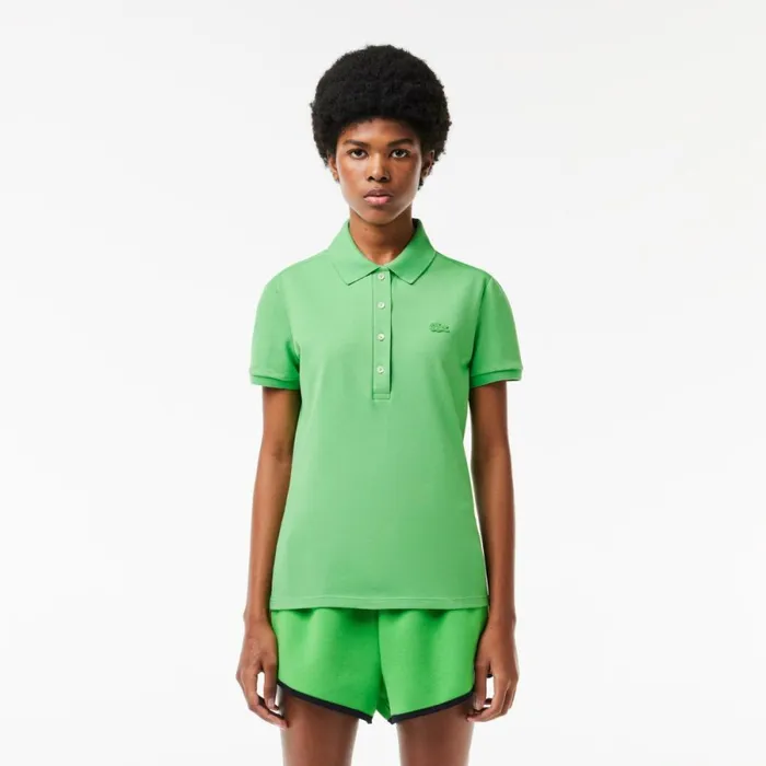 Polos Women Lacoste Women039s L12D Slim Fit Stretch Mini Piqu Polo Sorrel Green Ixu Polos Women Lacoste Women039s L12D Slim Fit Stretch Mini Piqu Polo Sorrel Green Ixu