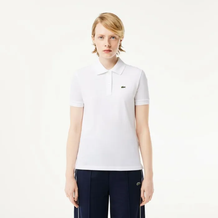 Polos Women Lacoste Women039s Regular Fit Soft Cotton Petit Piqu Polo White 001 Polos Women Lacoste Women039s Regular Fit Soft Cotton Petit Piqu Polo White 001
