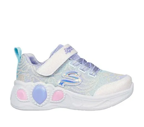 Princess Wishes Lavender Multi Kids SKECHERS Toddlers UK Sizes 49