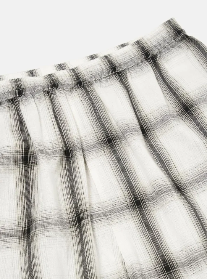 Pyjama Pant In Ecru Shadow Check Men Universal Works Nightwear