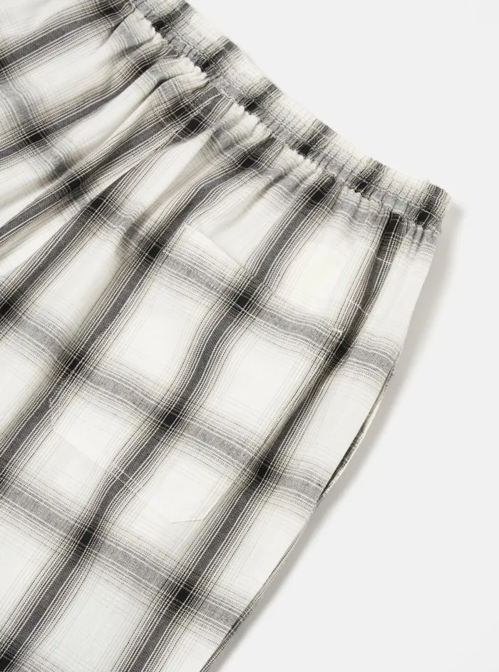 Pyjama Pant In Ecru Shadow Check Men Universal Works Nightwear