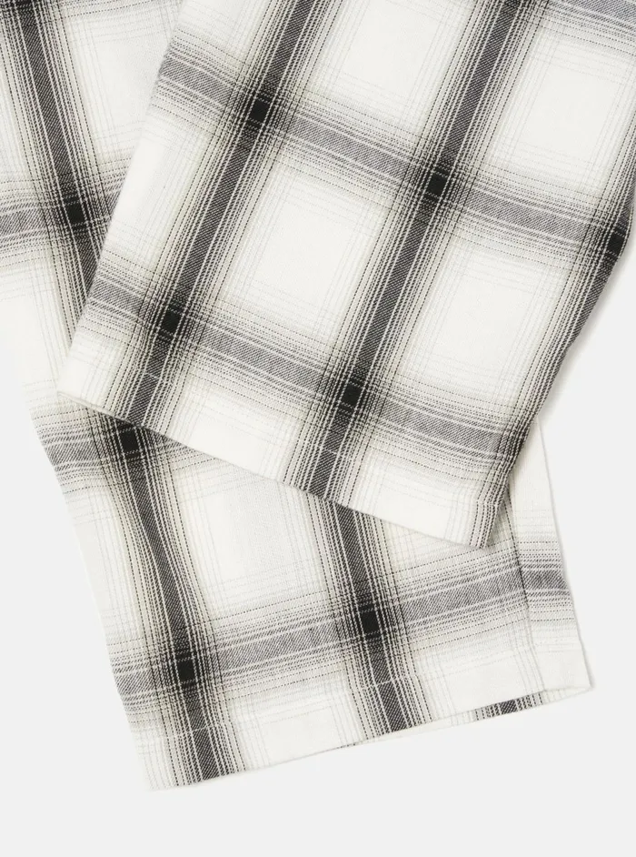 Pyjama Pant In Ecru Shadow Check Men Universal Works Nightwear