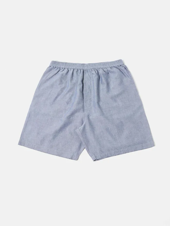 Pyjama Short In Navy Oxford Cotton Men Universal Works Nightwear