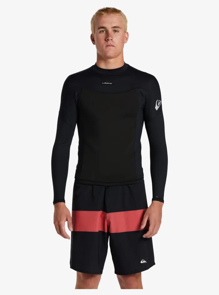 Quiksilver 1mm Everyday Sessions Wetsuit Jacket Black Mens Wetsuits