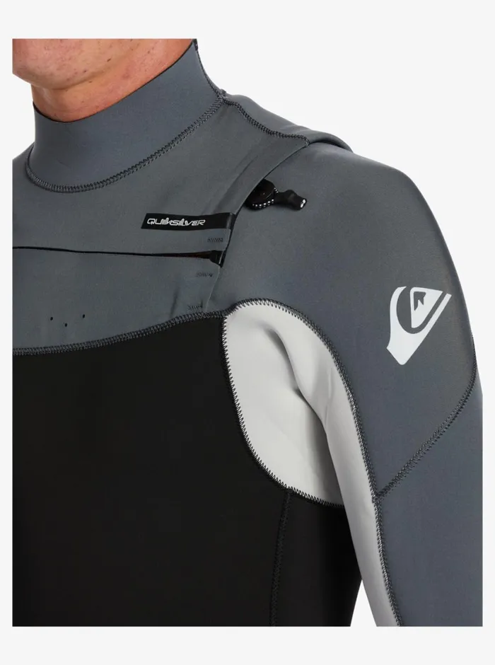 Quiksilver 32mm Everyday Sessions Chest Zip Wetsuit Black Ash Mens Wetsuits Quiksilver 32mm Everyday Sessions Chest Zip Wetsuit Black Ash Mens Wetsuits