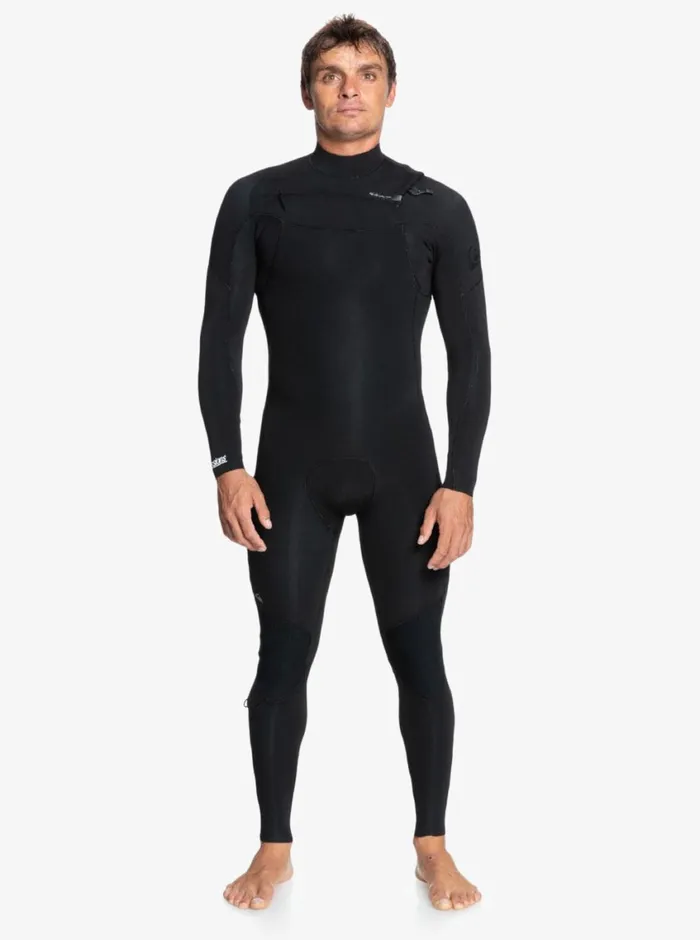 Quiksilver 43mm Everyday Sessions Chest Zip Wetsuit Black Mens Wetsuits