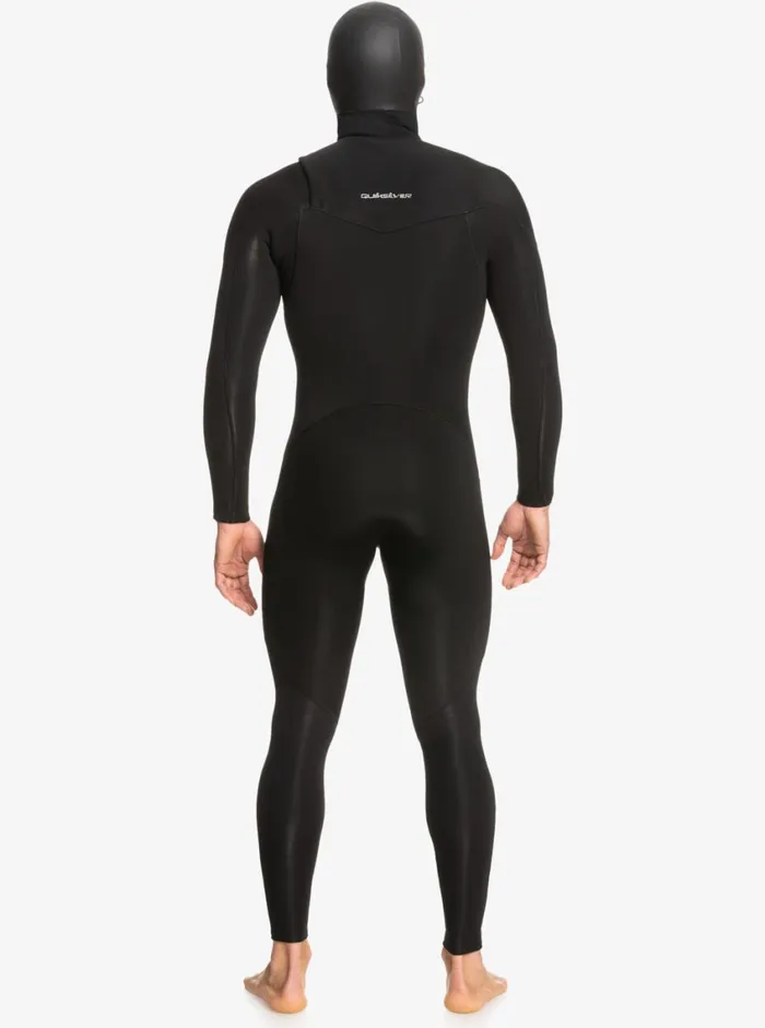 Quiksilver 543mm Everyday Sessions Hooded Chest Zip Wetsuit Black Mens Wetsuits