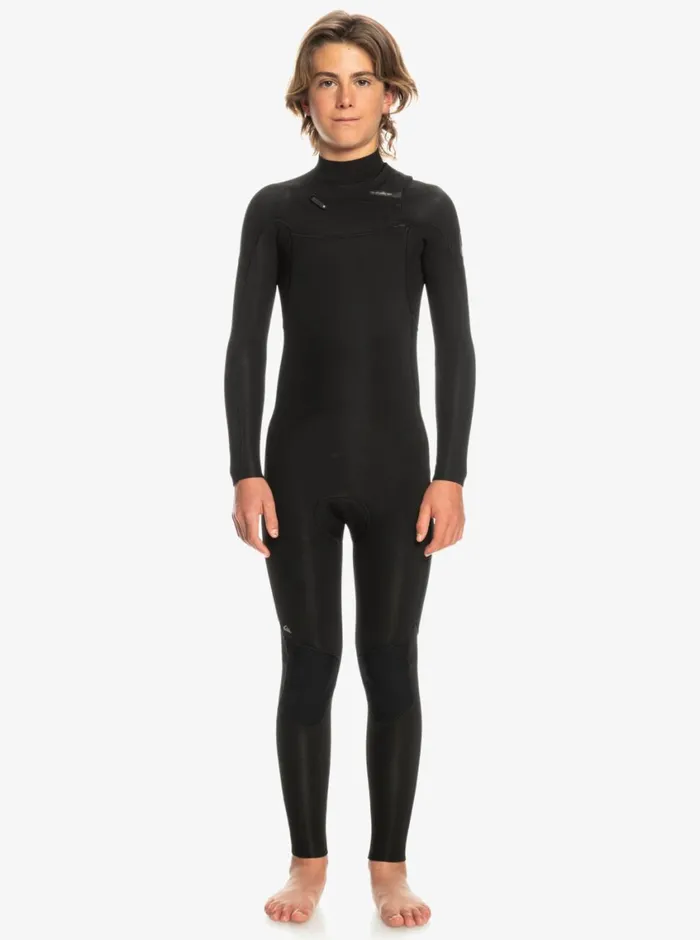 Quiksilver 816 32mm Everyday Sessions Chest Zip Wetsuit Black Boys Wetsuits