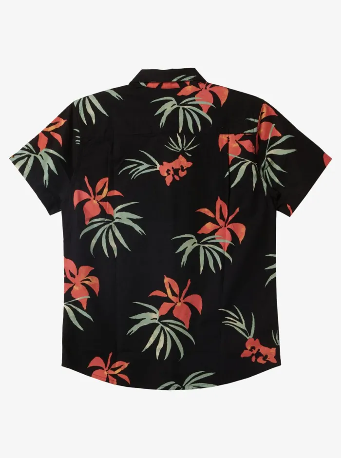 Quiksilver 816 Apero Classic Short Sleeve Woven Shirt Black Aop Mix Bag Ss Boys Shirts Quiksilver 816 Apero Classic Short Sleeve Woven Shirt Black Aop Mix Bag Ss Boys Shirts