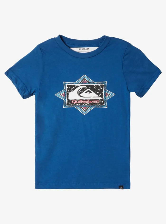 Quiksilver 816 Argosy TShirt Monaco Blue Boys Tees
