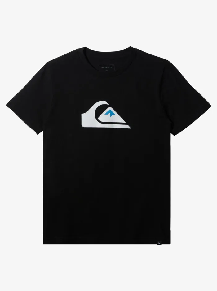 Quiksilver 816 Comp Logo TShirt Black Boys Tees
