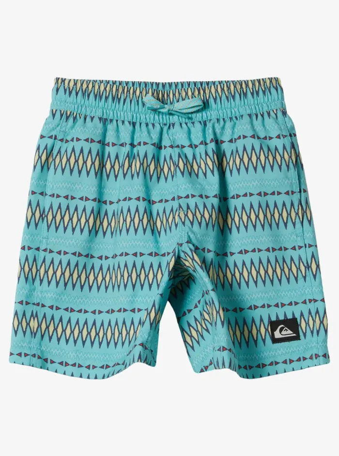 Quiksilver 816 Everyday Heritage Volley 13034 Elastic Waist Shorts Marine Blue Boys Boardshorts Quiksilver 816 Everyday Heritage Volley 13034 Elastic Waist Shorts Marine Blue Boys Boardshorts