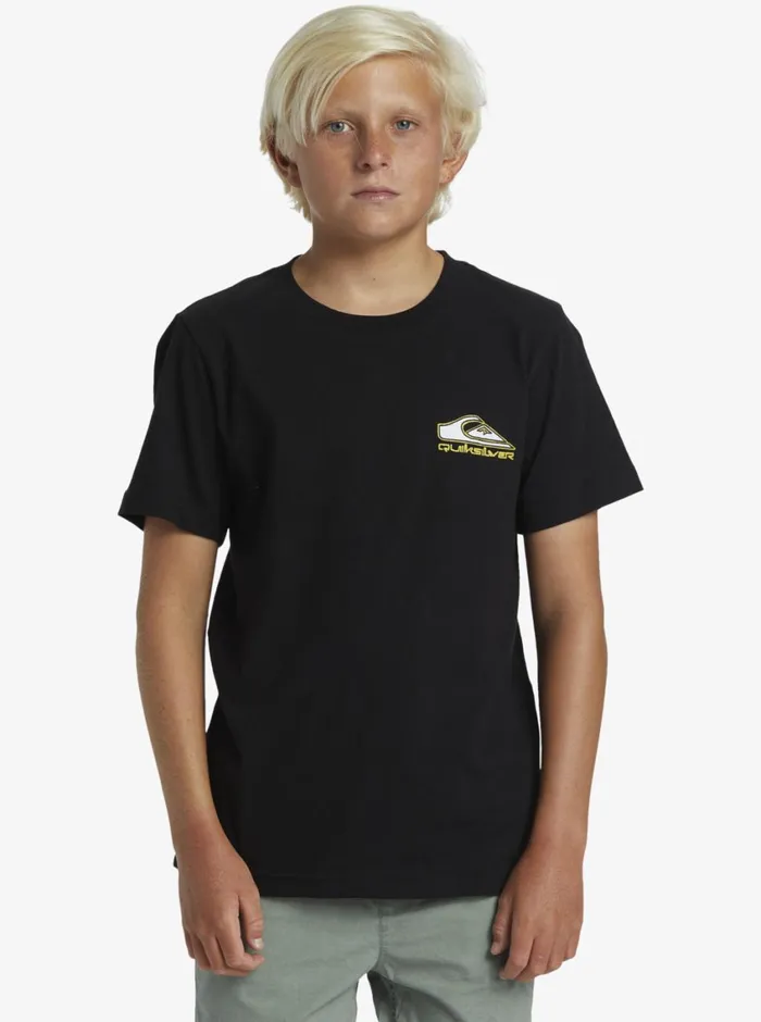Quiksilver 816 Step Up TShirt Black Boys Tees