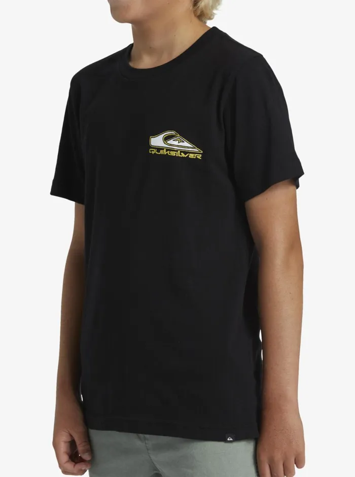 Quiksilver 816 Step Up TShirt Black Boys Tees Quiksilver 816 Step Up TShirt Black Boys Tees