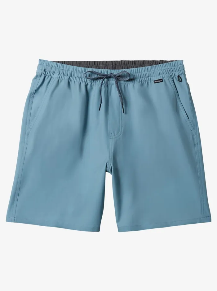 Quiksilver 816 Taxer Amphibian 13034 Hybrid Shorts Cadet Gray Boys Shorts