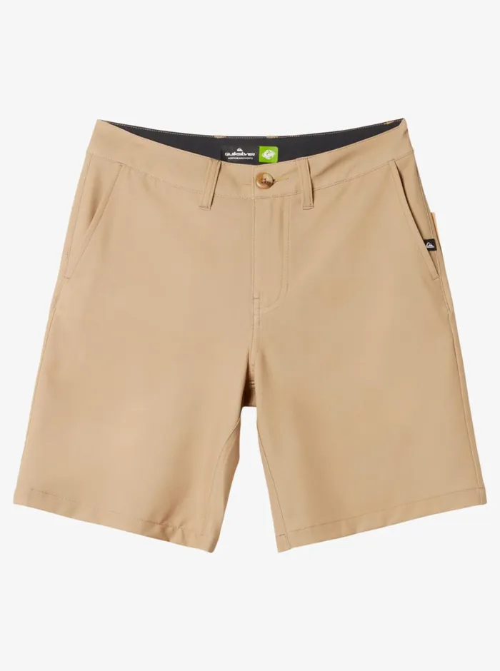 Quiksilver 816 Union Amphibian 17034 Hybrid Shorts Khaki Boys Shorts