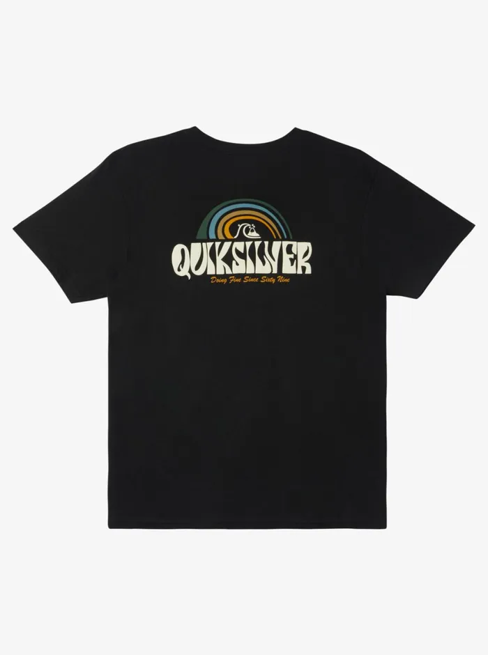 Quiksilver Above The Clouds TShirt Black Mens Tees Quiksilver Above The Clouds TShirt Black Mens Tees