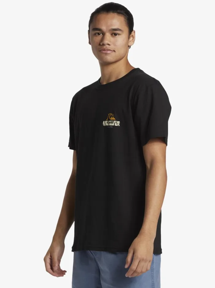 Quiksilver Above The Clouds TShirt Black Mens Tees Quiksilver Above The Clouds TShirt Black Mens Tees