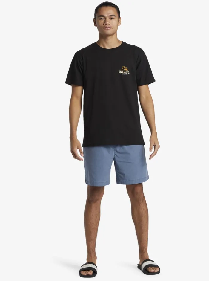 Quiksilver Above The Clouds TShirt Black Mens Tees Quiksilver Above The Clouds TShirt Black Mens Tees
