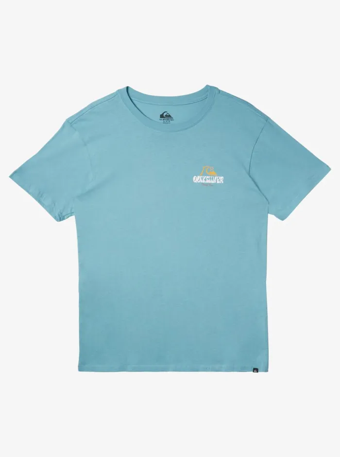 Quiksilver Above The Clouds TShirt Reef Waters Mens Tees