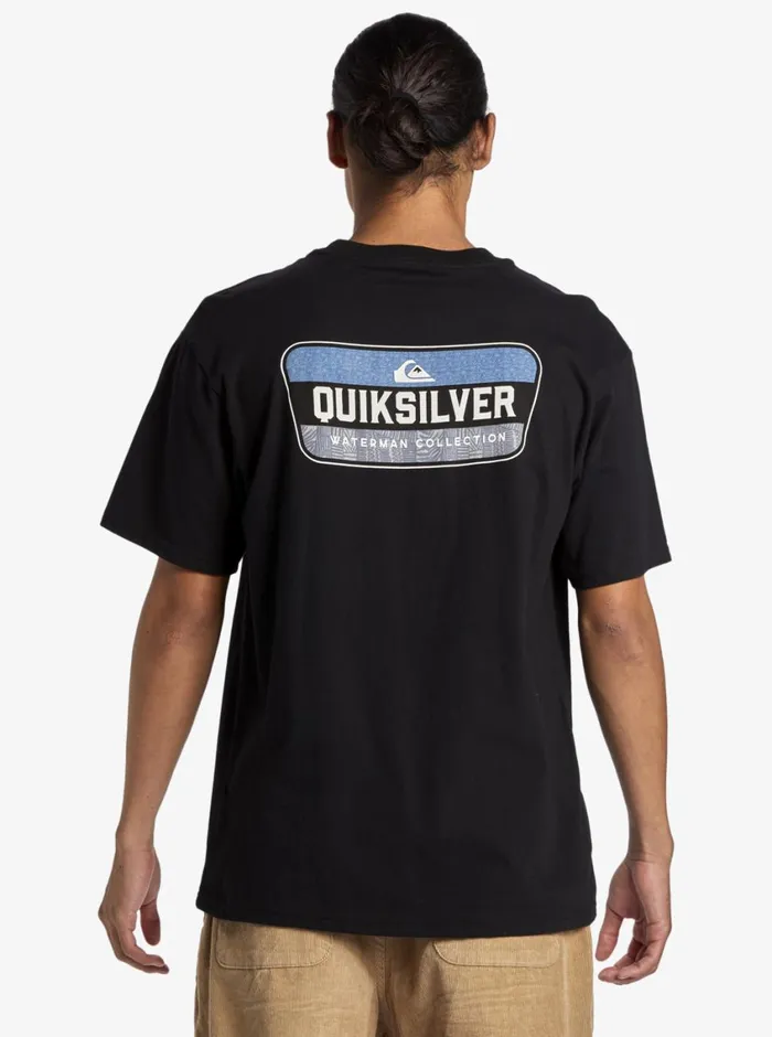 Quiksilver All Filled Up TShirt Black MensWaterman Tees