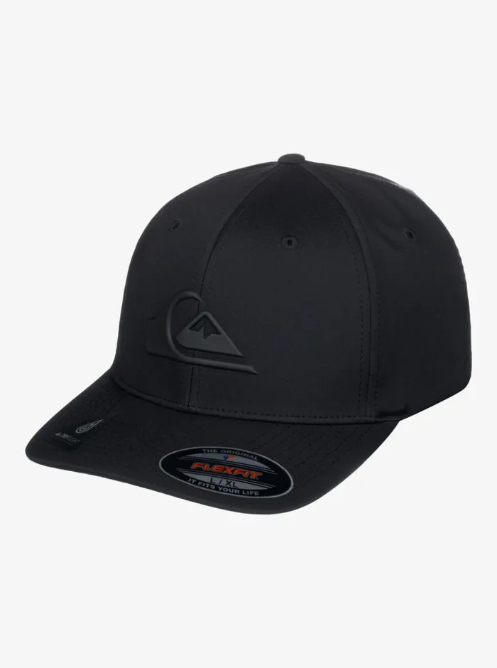 Quiksilver Amped Up Flexifit Hat True Black Mens Hats