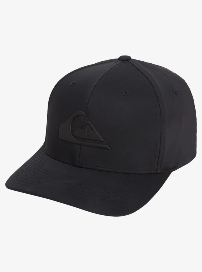 Quiksilver Amped Up Flexifit Hat True Black Mens Hats