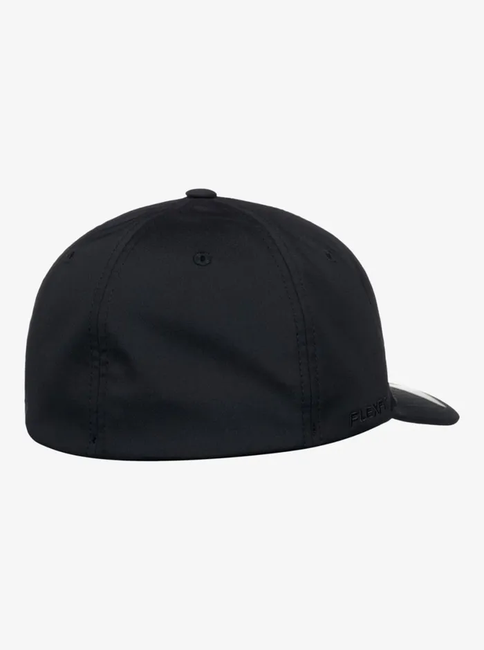 Quiksilver Amped Up Flexifit Hat True Black Mens Hats