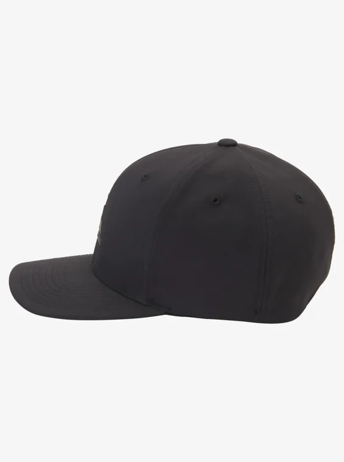Quiksilver Amped Up Flexifit Hat True Black Mens Hats