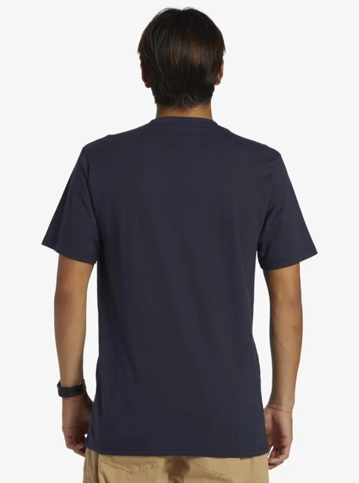 Quiksilver Boardshort Linked TShirt Navy Blazer Mens Tees Quiksilver Boardshort Linked TShirt Navy Blazer Mens Tees