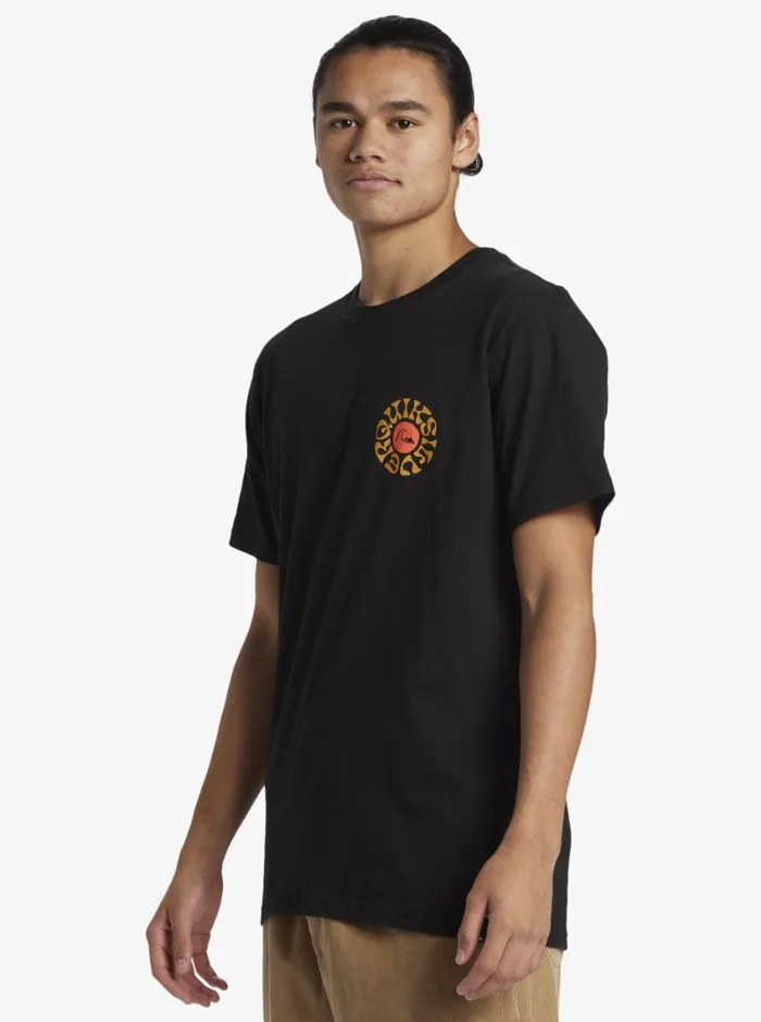 Quiksilver Bon Weekend TShirt Black Mens Tees Quiksilver Bon Weekend TShirt Black Mens Tees