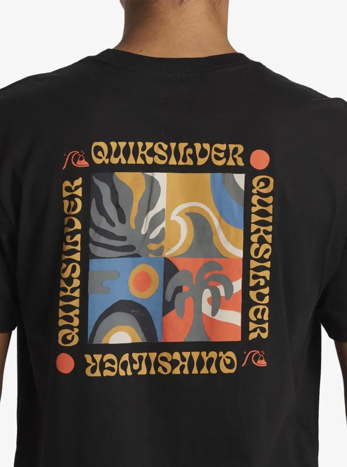 Quiksilver Bon Weekend TShirt Black Mens Tees Quiksilver Bon Weekend TShirt Black Mens Tees