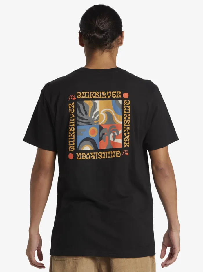 Quiksilver Bon Weekend TShirt Black Mens Tees Quiksilver Bon Weekend TShirt Black Mens Tees