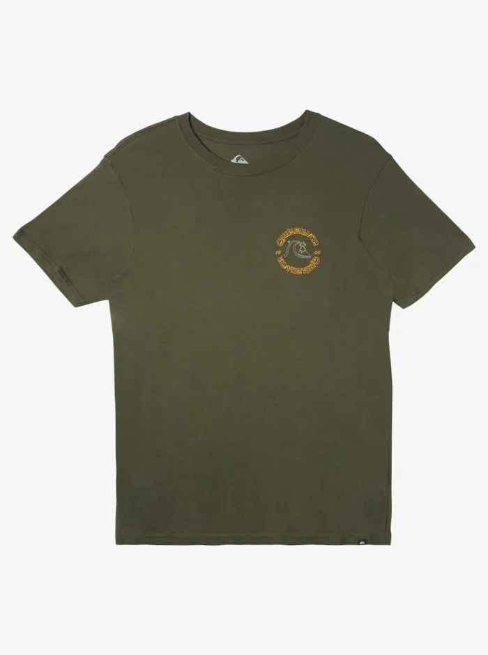 Quiksilver Bubble Outline TShirt Climbing Ivy Mens Tees