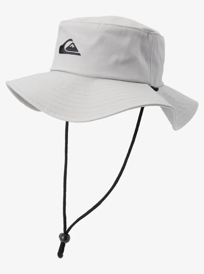 Quiksilver Bushmaster Safari Boonie Hat Sleet Mens Hats Quiksilver Bushmaster Safari Boonie Hat Sleet Mens Hats