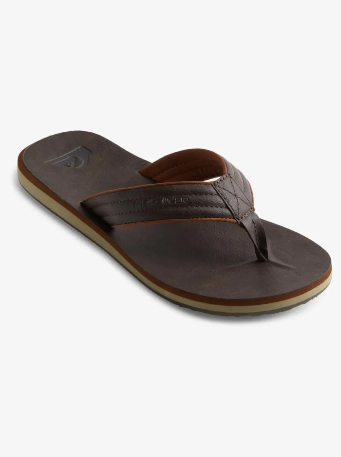Quiksilver Carver Nubuck Sandals Demitassesolid Mens Sandals
