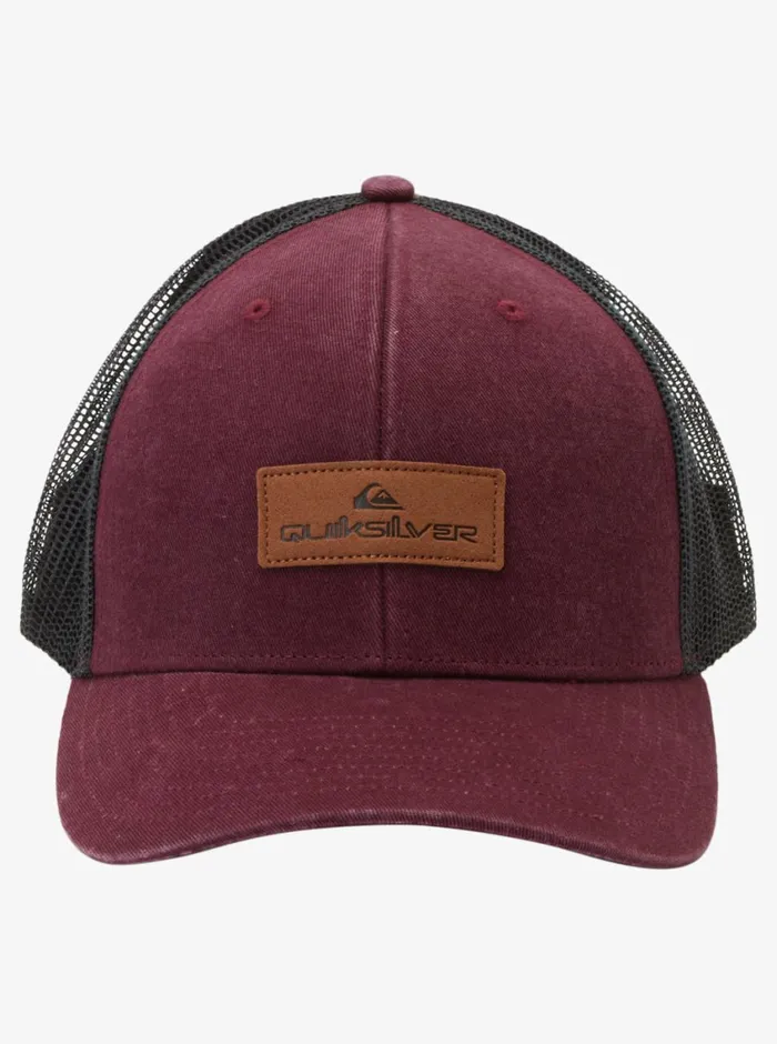 Quiksilver Down The Hatch Trucker Hat Wine Mens Hats Quiksilver Down The Hatch Trucker Hat Wine Mens Hats