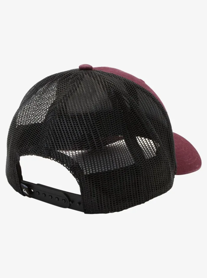 Quiksilver Down The Hatch Trucker Hat Wine Mens Hats Quiksilver Down The Hatch Trucker Hat Wine Mens Hats