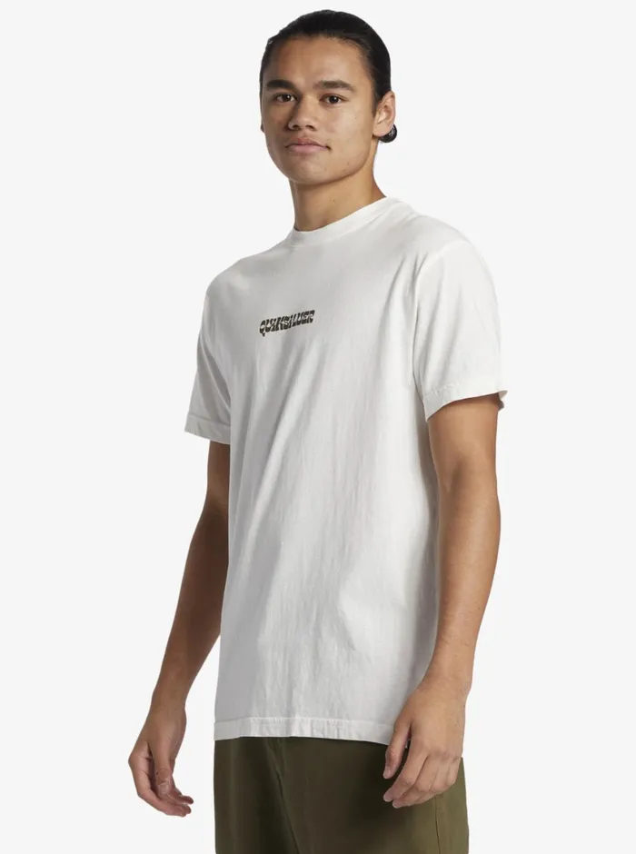 Quiksilver Enjoy The Ride TShirt Gardenia Mens Tees Quiksilver Enjoy The Ride TShirt Gardenia Mens Tees